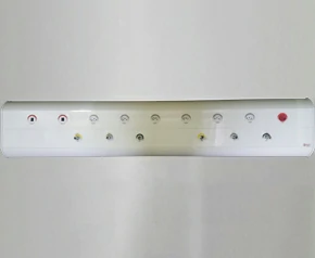 Painel de cabeceira com pintura epóxi a pó