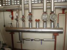 Painel de controle e automação da central de energia