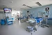 Régua hospitalar montada na ala de queimados